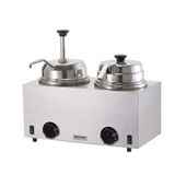 Twin Warmer with Pump and Ladle