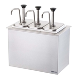 Drop-In Bar Combo (3) Stainless Steel Pumps