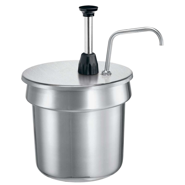 11 Qt Inset Pump 2 oz - Stainless Steel