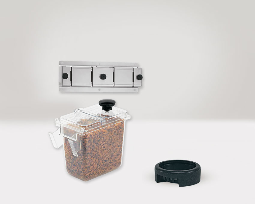 SlimLine Dry Food Dispenser - Triple Countertop - Server Products