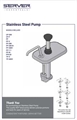 SST Pumps | Manual 01588