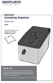 Extreme Countertop Dispenser Manual