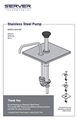 SST Pumps for Gallon Jars | Manual 01790-A 
