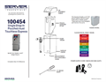 100454 Parts List | Touchless Express Drop-In Dispenser, AUST
