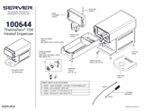 ThermaServ Heated Dispenser TSX 100644 | Parts List