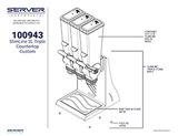 100943 SlimLine 2L Triple Countertop Custom | Parts List