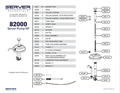 SST SP Pump 82000 | Parts List