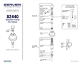 Solution Pump 10mm 82440 | Parts List
