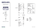 Solution Pump PS-G 110mm 83090 | Parts List