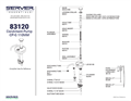 SST CP-G 110mm Pump 83120 | Parts List