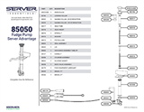 Advantage Fudge Server Pump 85050 | Parts List