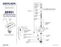 SST CP Remote Pump Tall 85951 | Parts List