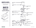 BSW-SS Butter Server Supreme Base 86910 | Parts List