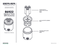 Signature Touch Squeeze Bottle Warmer 230V AUST 86922 | Parts List