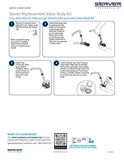 Quick Start Guide 100697 | SST Valve Body Kit 82431