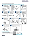 Quick Start Guide 100712 | Stainless Steel Thick Product Pump with Lever
