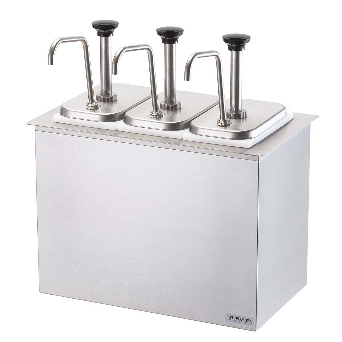 Drop-In Cold Station | (3) Jars & Stainless Steel Pumps