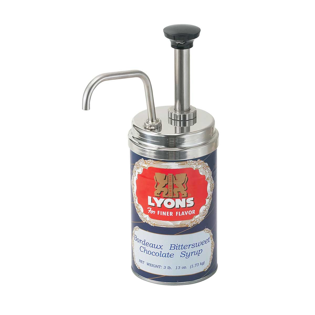 TopStyle Syrup Dispenser 5 Pump Stainless Steel 