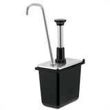 1/9-Size Jar Pump Tall Spout - Stainless Steel