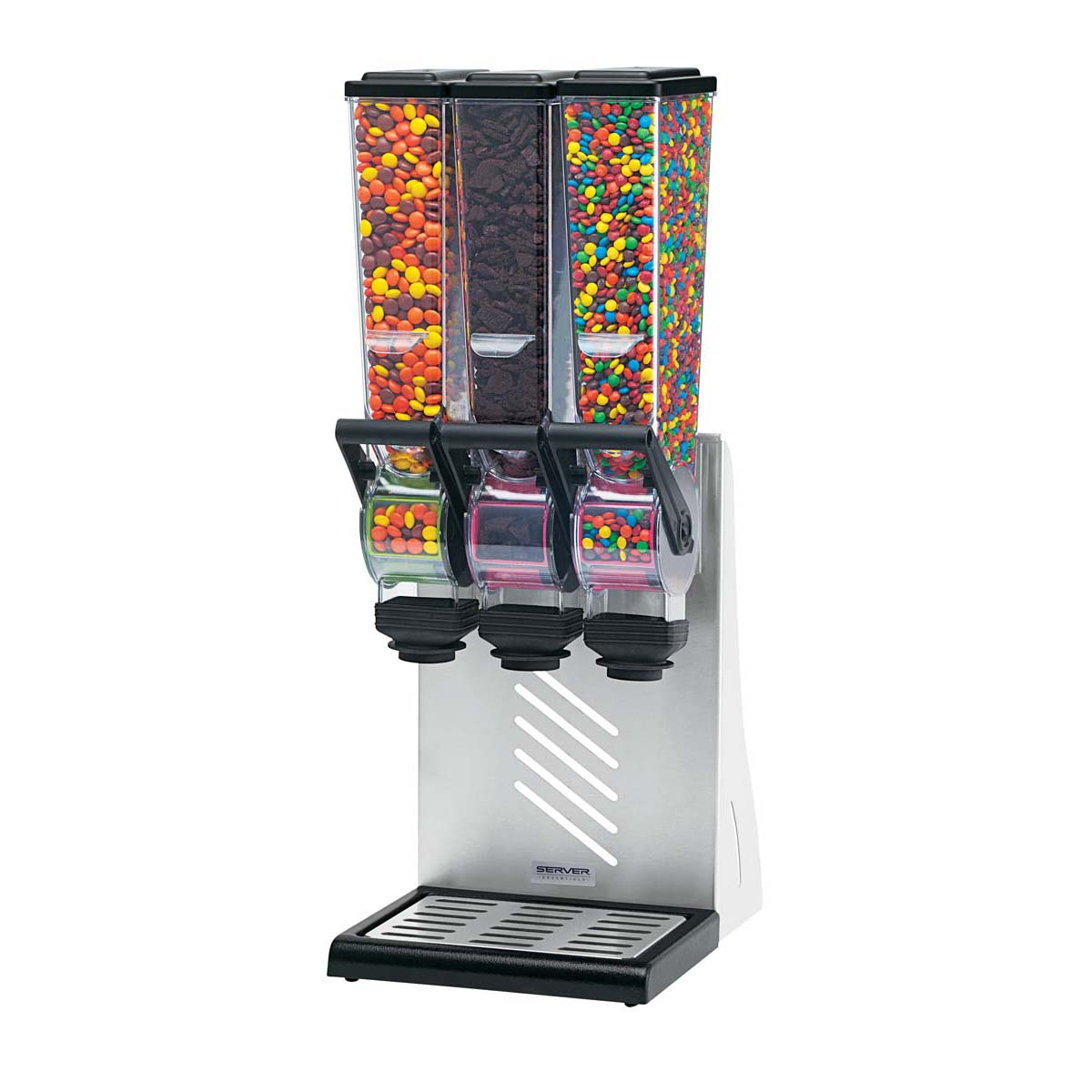 SlimLine Dry Food & Candy Dispenser | Triple 2 L Countertop