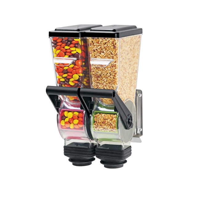 SlimLine Dry Food and Candy Dispenser | Double 1.4 L