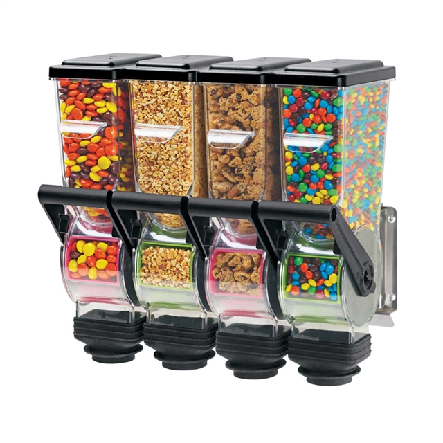 SlimLine Dry Food and Candy Dispenser | Quad 1.4 L