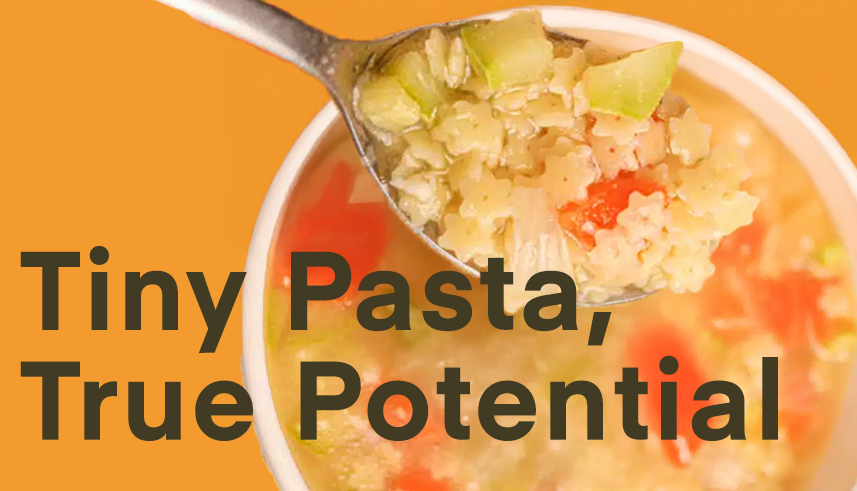 small pasta in abowl