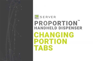 How to Change Portion Tabs of Server's ProPortion Handheld Dispenser
