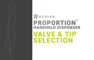 Selecting the Correct Model and Valve of Server's ProPortion Handheld Dispenser