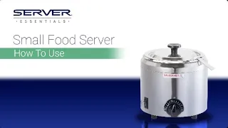 Server Products' Small Food Server How to Us