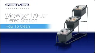 How to clean WireWise 1/9-Jar Tiered Station